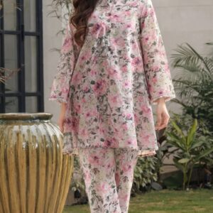 Unstitched Printed Lawn 2 Piece (Shirt/Trouser)
